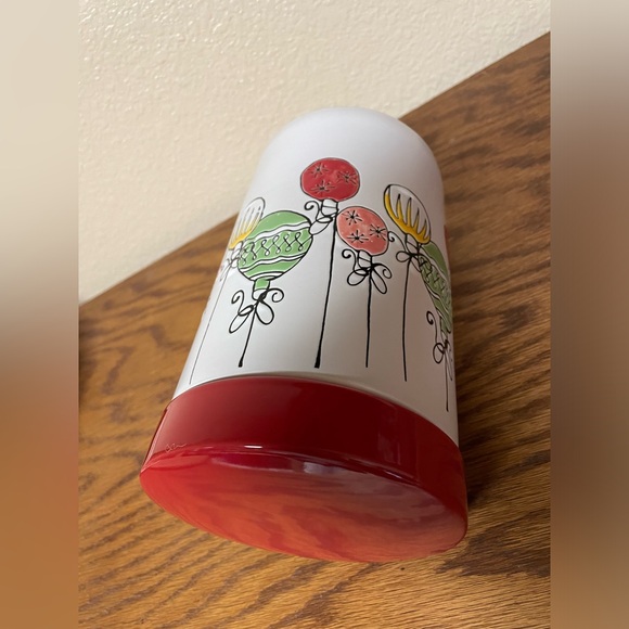 New Christmas ORNAMENTS Ceramic Canister 8” Tall - Picture 6 of 8